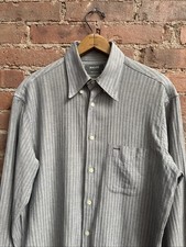 Camicia uomo vintage Bally, taglia 15,75/40, rayon/cotone/lana Italia logo’d up