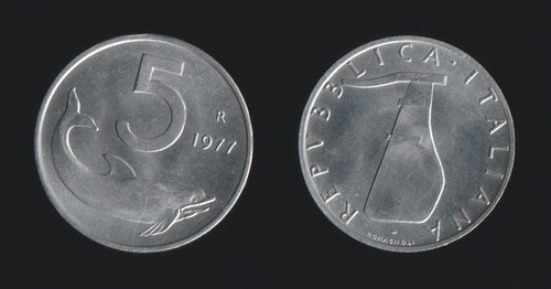 Lire 1977 delfino - lire, timone