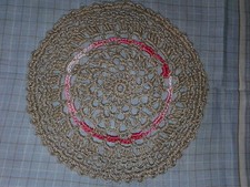 centrino uncinetto lino grezzo