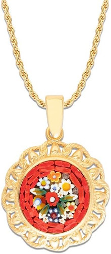 Collana con pendente - collana, in