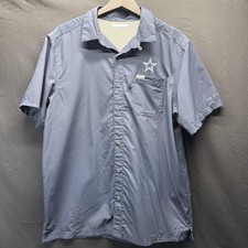 Dallas Cowboys camicia uomo blu medio manica corta NFL football PFG Columbia
