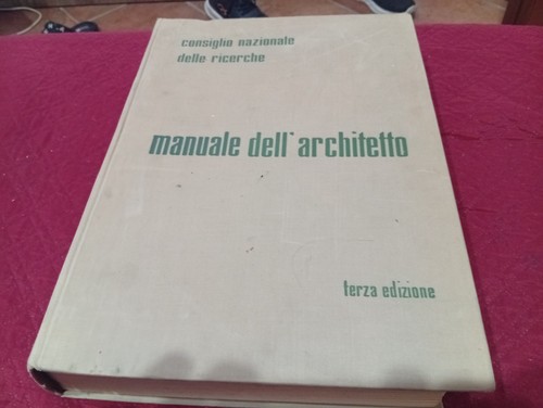 Manuale dell architetto - manuale, dell'architetto