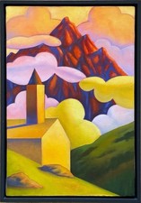 Olio su tela 30.5 × 45 cm –