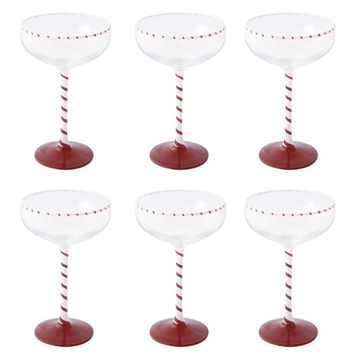 6er set color champagne vetro - set,