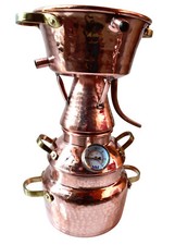 Svendita: Alquitara Rame 3 Litri per Svizzera - Modello con 3 Setacci - Distillatore