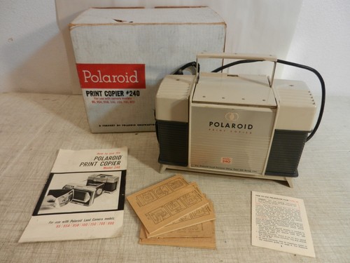 Vintage polaroid print copier - vintage,