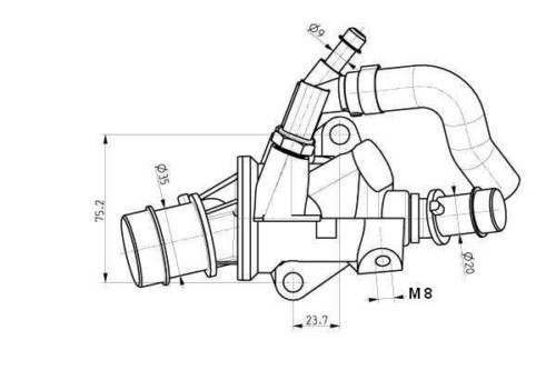 Valvola termostatica for alfa - for,