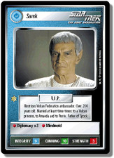 Sarek - Premiere BB - Star Trek CCG 1E