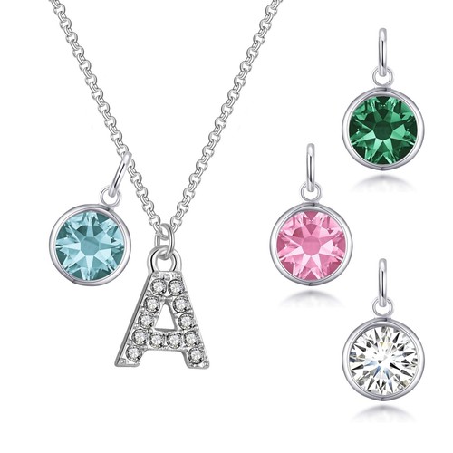 Collana pave iniziale - iniziale, a