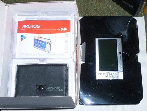 Archos 500 silver - av,