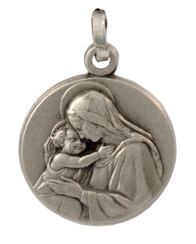 Medaglia madonna con - madonna,