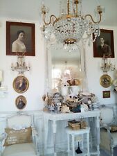 coppia di enormi antique applique impero