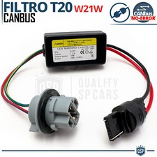 1 Filtro RESISTENZA CANbus T20 W21W per Lampadine Led SPEGNI SPIA ERRORE 14W