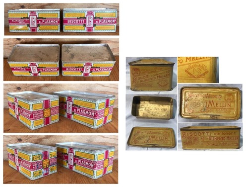 Lotto scatole latta biscotti