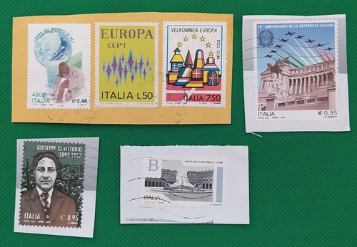 Lotto francobolli italia - 6,