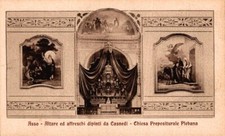 Como Asso Altare e affreschi dipinti da Casnedi f. piccolo non spedita