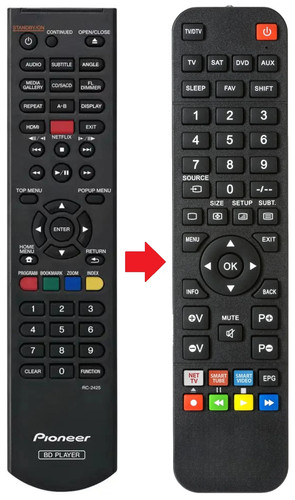 Telecomando adatto per - , pioneer