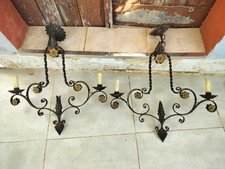 Coppia di lampadari da