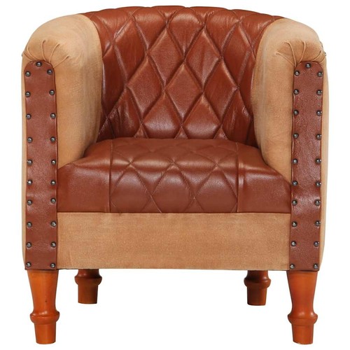 Poltrona pozzetto marrone - poltrona,