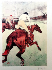 Henri de Toulouse-Lautrec Mourlot 1952 COA originale timbro firmato pubblicato