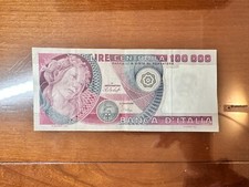 BANCONOTA REPUBBLICA ITALIANA LIRE 100000 BOTTICELLI 20 6 1978 BB+ SABAUDA