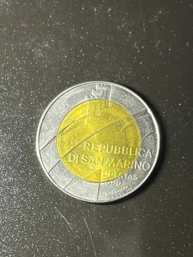 Moneta 500 lire - moneta,