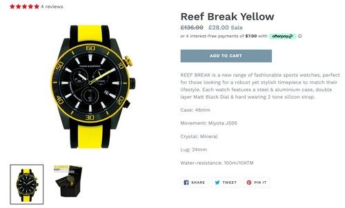 Orologio haigh hatings - hatings, reef