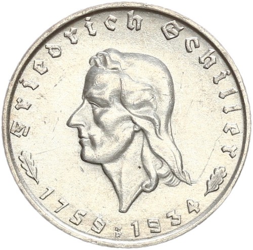 Terzo reich reichsmark 1934 - terzo,