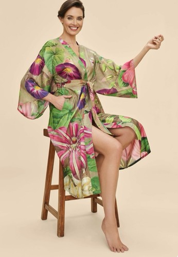 Abito kimono design - polvere, in