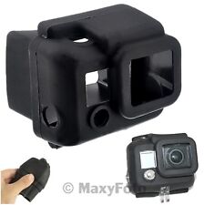 CUSTODIA SILCONE CASE GEL COVER GOMMA MORBIDA GOPRO HD HERO 3 3+ BLACK EDITION