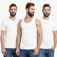 3 Maglie Intime Uomo Cotone