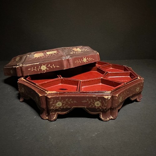 Antique chinoiserie octagonal - antique,