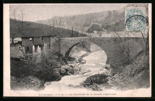 Cpa fourvoirie distillerie - fourvoirie,, la