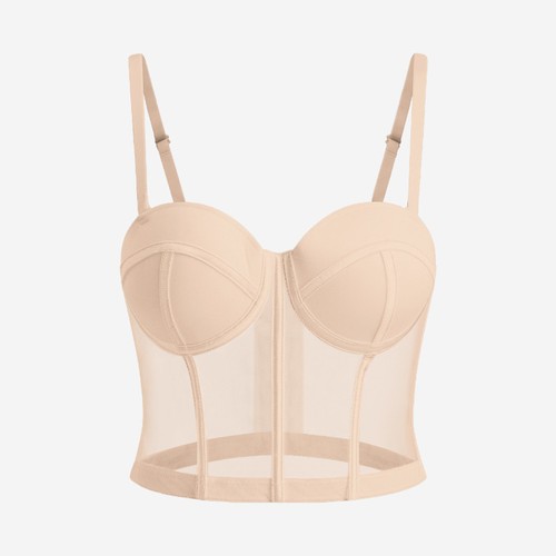 Donna rete trasparente top - rete,