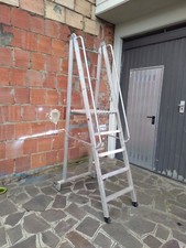 Scala Mobile a Castello In Alluminio Con Ruote E Pedana 