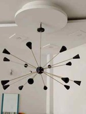 Lampadario sputnik ottone a - lampadario,
