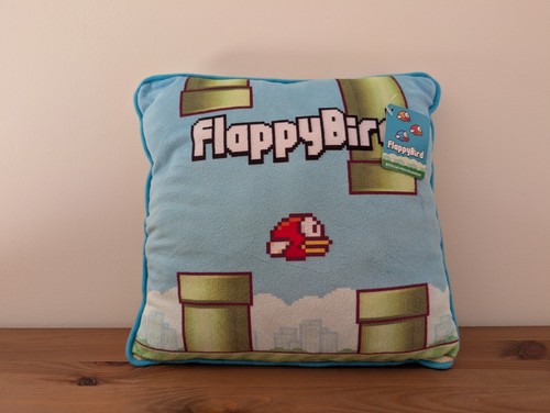 Flappy bird kissen mit etikett - kissen,