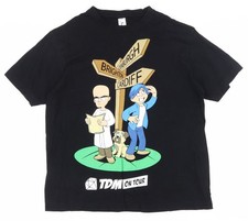 T-shirt maglione nero reggente