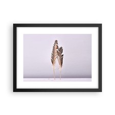 Poster 40x30cm Due piume lilla
