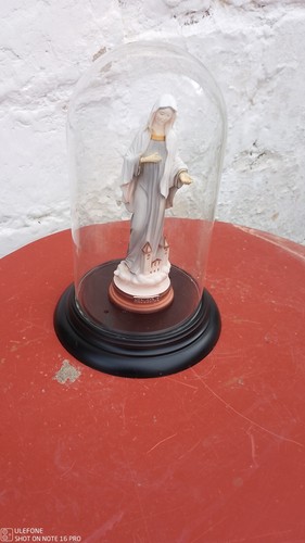 Campana vetro con santo - campana,