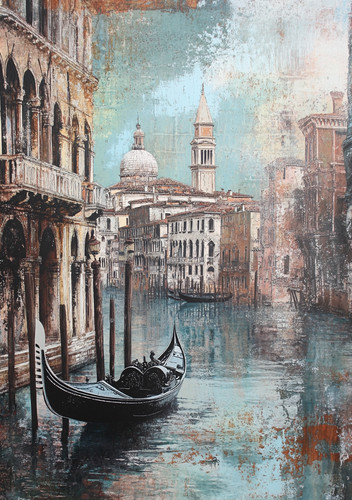 Poster cartoncino venezia - poster,