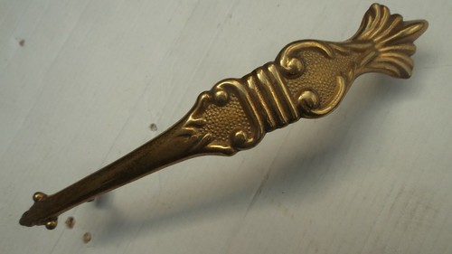 Antica maniglia ottone - antica, in