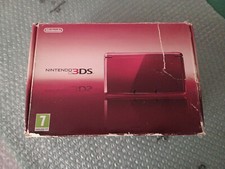 Nintendo 3DS Rosso Metallic Red in box
