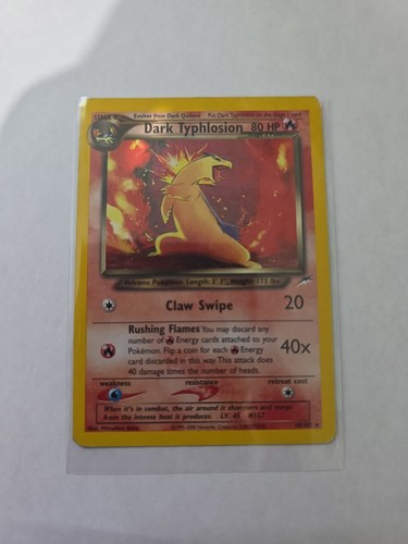 Dark typhlosion 105 - typhlosion, 10/105