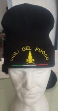 CAPPELLO ZUCCOTTO BERRETTO LANA VIGILI DEL FUOCO  RICAMATO
