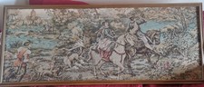 Arazzo da parete scena di caccia medioevale  - 175cm X 67cm con cornice