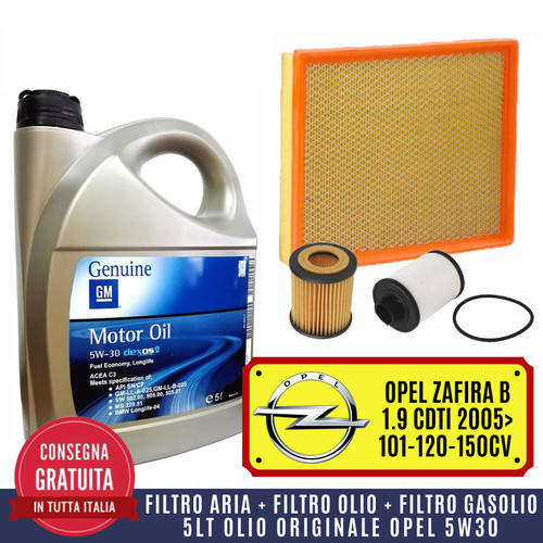 Kit tagliando opel - kit, zafira