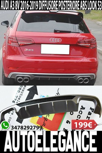 Sotto paraurti audi 8v - paraurti, a3