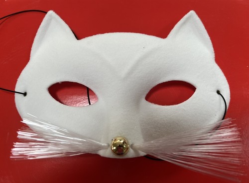 Maschera gatto bianco