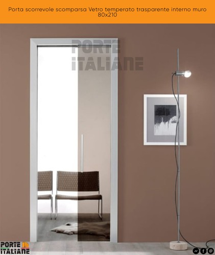 Porta scorrevole scomparsa